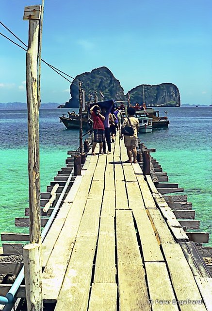 Landungsbrücke in der Andamanensee